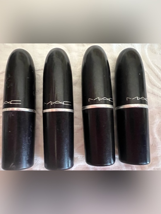 MAC Cosmetics Other - MAC Cosmetics Lipstick Duo in Matte Black Tubes with Silver Trim (4)